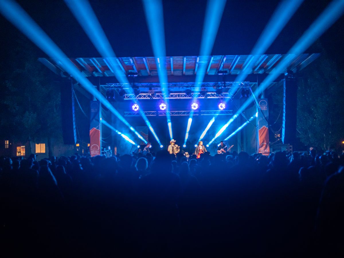 A Group Of People On A Stage
